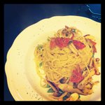 Black Pepper & Salami with Wild Mushroom Linglini