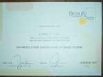 Advanced Stage & Media Make-Up Image Course �i���R�x�ζǴC�Ƨ��ι��Z����