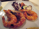 
Grilled prawns