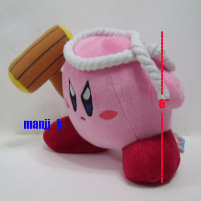 kirby hammer plush