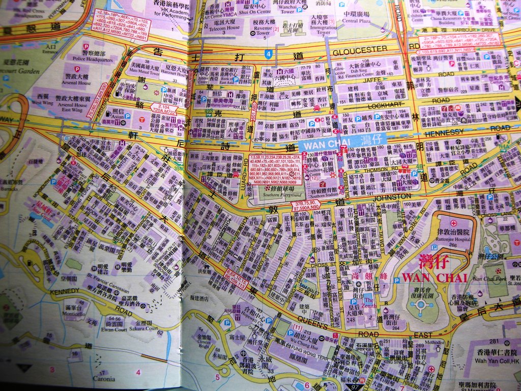 Wanchai Map