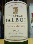 03' Chateau Talbot