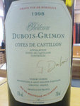 98' Chateau Dubois-Grimon