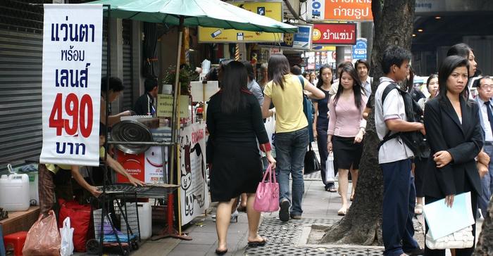 Busy street in Bangkok