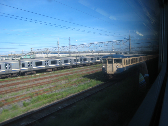 成田特急車窗外