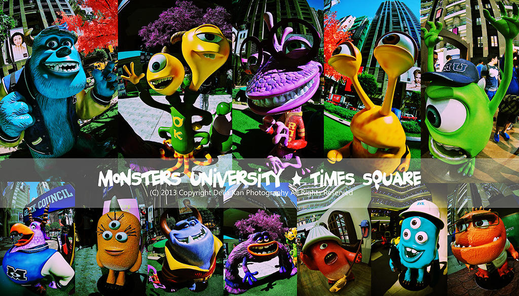Monsters University @ Times Square 2013