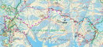 (12.5km) 西貢麥當勞前乘29NR小巴至西灣亭落車起步, 走螺地墩腰路落吹筒坳. 續落大浪西灣. 灣尾入澗上溯雙鹿石澗經四疊潭, 研藥槽, 千絲瀑, 豬肚潭, 鳴幽瀑, 藏幽瀑, 烏鹿瀑潭, 至馴鹿瀑潭畔大休. 休後續上溯雙鹿石澗經井底瀑潭至奔槽瀑後右接山路上鹿湖郊遊徑. 左走至有路牌指示往萬宜水庫便轉左山路上至大枕蓋(408m). 西南脊落山經企人石落至北潭路. 左走至&#39938;魚湖右接北潭涌家樂徑往北潭涌燒烤場下午茶. 茶後出北潭涌巴士站乘車回西貢市
20161206