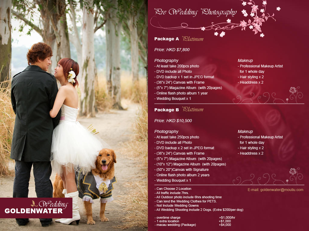 Pre Wedding Photo Package
